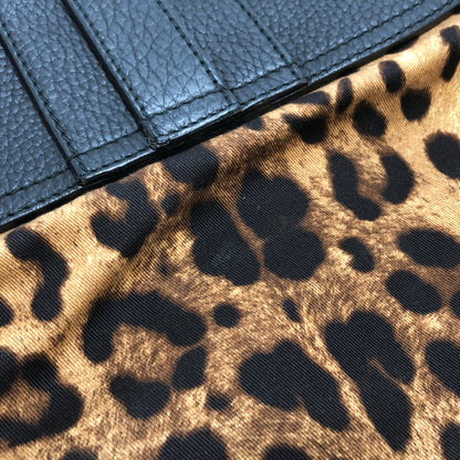 【中古品】【レディース】 DOLCE&GABBANA ドルチェアンドガッバーナ BB1571 レオパード キャンバス ショルダーバッグ ヒョウ柄 鞄 180-260727-rs-07-fur カラー：ブラック/レオパード 万代Net店