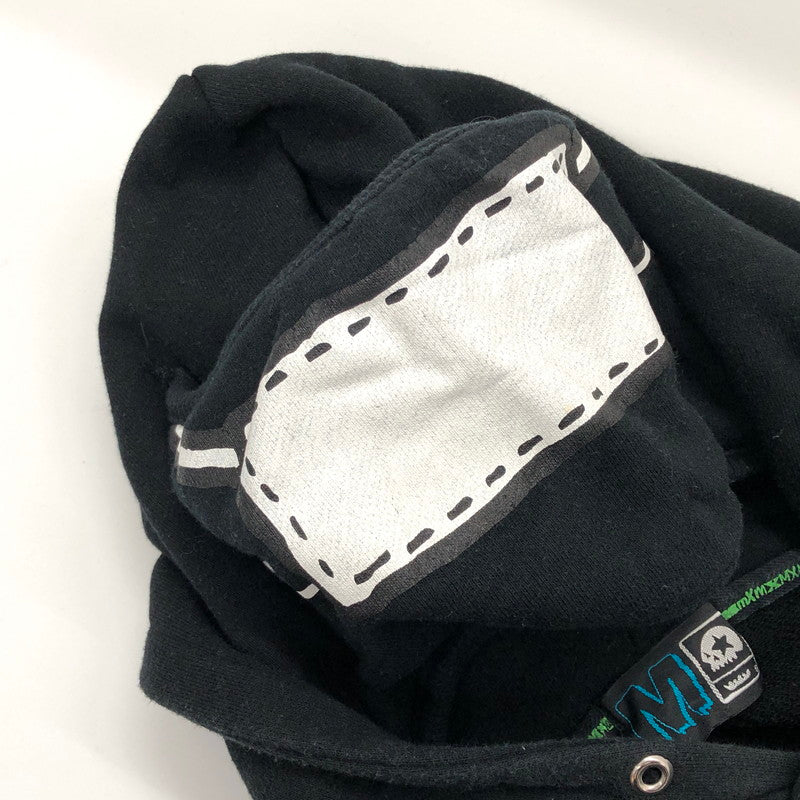 【ジャンク品】【メンズ/レディース】 MAGICAL MOSH MISFITS マジカルモッシュミスフィッツ MXMXM PRINT HOODIE パーカー フーディ マモミ 長袖 トップス ストリート系 142-250529-rs-06-fur サイズ：M カラー：ブラック 万代Net店