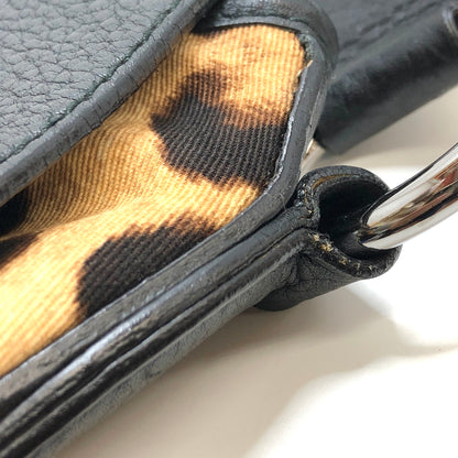 【中古品】【レディース】 DOLCE&GABBANA ドルチェアンドガッバーナ BB1571 レオパード キャンバス ショルダーバッグ ヒョウ柄 鞄 180-260727-rs-07-fur カラー：ブラック/レオパード 万代Net店