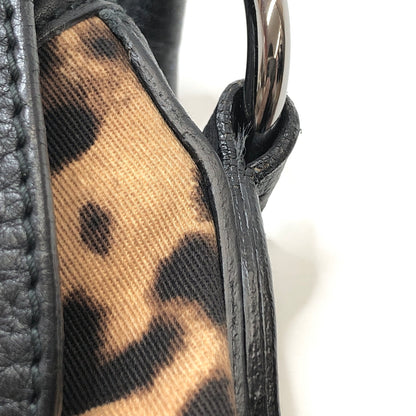 【中古品】【レディース】 DOLCE&GABBANA ドルチェアンドガッバーナ BB1571 レオパード キャンバス ショルダーバッグ ヒョウ柄 鞄 180-260727-rs-07-fur カラー：ブラック/レオパード 万代Net店