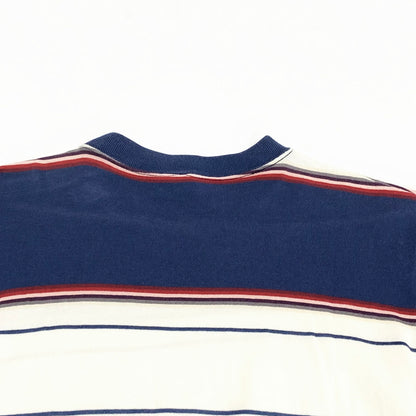 【中古品】【メンズ】 WAREHOUSE ウエアハウス S/S ボーダーポケット Tee 145-260302-ea-03-fur サイズ：表記なし カラー：ネイビー/オフホワイト/レッド 万代Net店