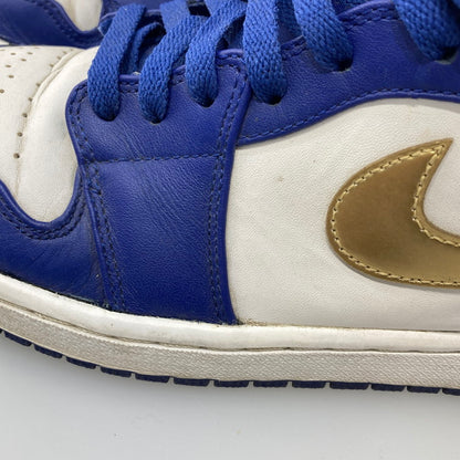 【中古品】【メンズ】 NIKE ナイキ 332550-406 AIR JORDAN 1 RETRO HIGH GOLD MEDAL スニーカー 160-260129-WA-03-iwa サイズ：28cm カラー：ブルー ホワイト ゴールド 万代Net店