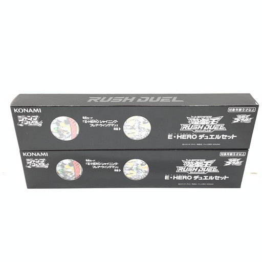 【中古美品】 遊戯王ラッシュデュエル E・HEROデュエルセット 2点セット 068-260720-mo-03-fur 万代Net店