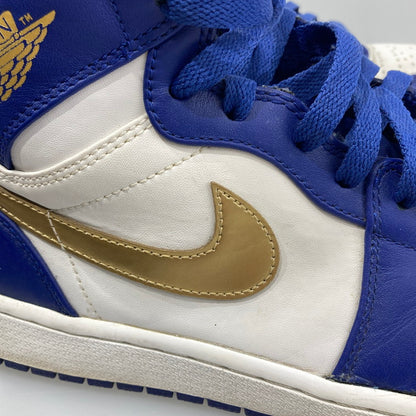 【中古品】【メンズ】 NIKE ナイキ 332550-406 AIR JORDAN 1 RETRO HIGH GOLD MEDAL スニーカー 160-260129-WA-03-iwa サイズ：28cm カラー：ブルー ホワイト ゴールド 万代Net店