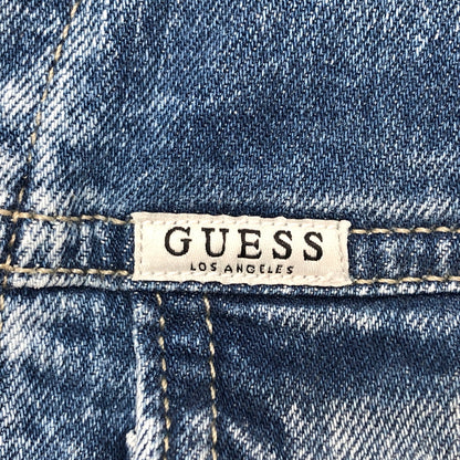 【中古品】【メンズ】 GUESS ゲス WILLIAM DENIM JACKET M01N14D3Y92 USED加工 デニムジャケット Gジャン アウター 古着 141-261020-rs-07-fur サイズ：L カラー：インディゴ 万代Net店