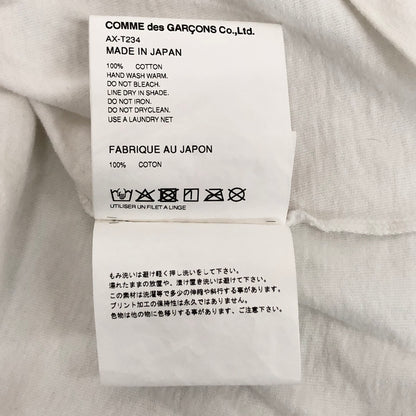 【現状渡し品】【メンズ】 PLAY COMME des GARCONS プレイコムデギャルソン DOT HEART S/S TEE AX-T234 ドットハート 半袖 Tシャツ トップス 古着 140-260728-rs-01-fur サイズ：L カラー：ホワイト 万代Net店