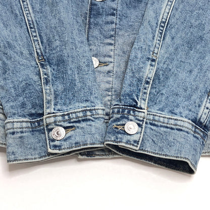 【中古品】【メンズ】 GUESS ゲス WILLIAM DENIM JACKET M01N14D3Y92 USED加工 デニムジャケット Gジャン アウター 古着 141-261020-rs-07-fur サイズ：L カラー：インディゴ 万代Net店