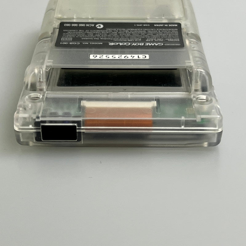 【現状渡し品】 任天堂 ゲームボーイカラー本体 クリアー nintendo 023-251214-SH-02-min 万代Net店