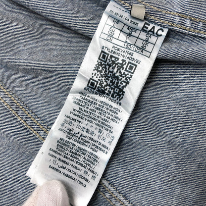 【中古品】【メンズ】 GUESS ゲス WILLIAM DENIM JACKET M01N14D3Y92 USED加工 デニムジャケット Gジャン アウター 古着 141-261020-rs-07-fur サイズ：L カラー：インディゴ 万代Net店