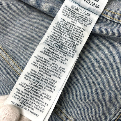 【中古品】【メンズ】 GUESS ゲス WILLIAM DENIM JACKET M01N14D3Y92 USED加工 デニムジャケット Gジャン アウター 古着 141-261020-rs-07-fur サイズ：L カラー：インディゴ 万代Net店