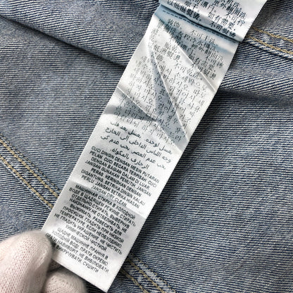【中古品】【メンズ】 GUESS ゲス WILLIAM DENIM JACKET M01N14D3Y92 USED加工 デニムジャケット Gジャン アウター 古着 141-261020-rs-07-fur サイズ：L カラー：インディゴ 万代Net店