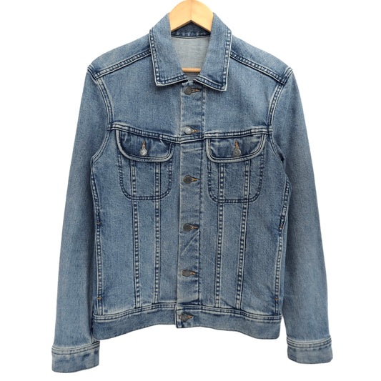 【中古品】【メンズ】 A.P.C. アーペーセー DENIM JACKET デニムジャケット Gジャン アウター 古着 141-261020-rs-08-fur サイズ：XXS カラー：インディゴ 万代Net店