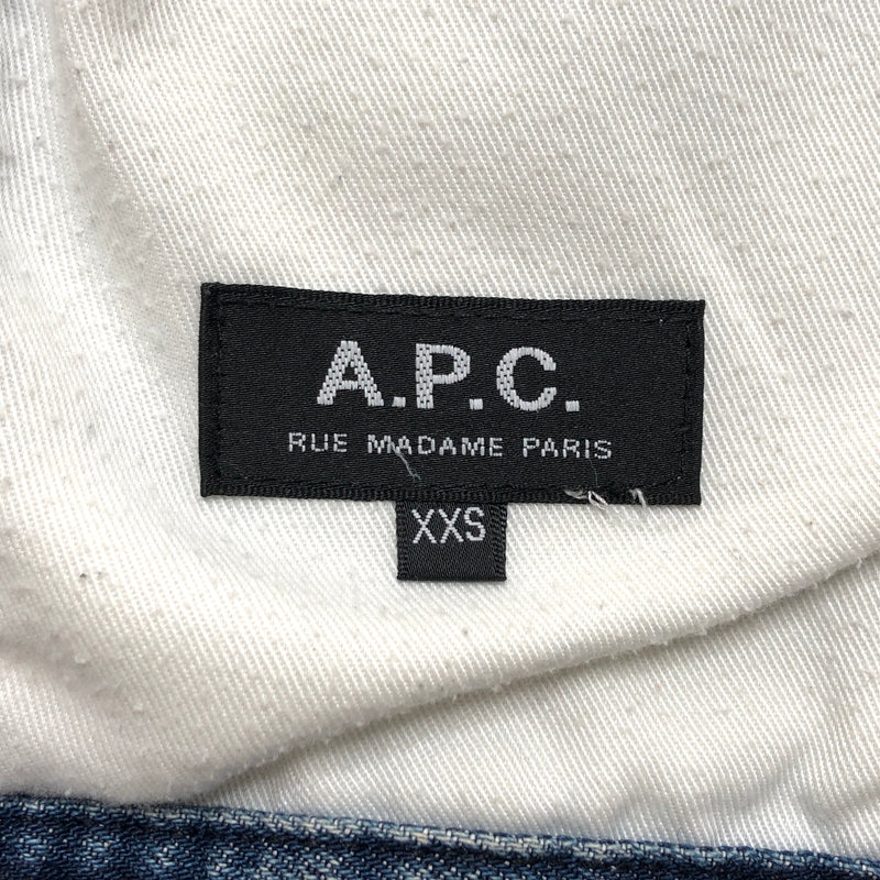【中古品】【メンズ】 A.P.C. アーペーセー DENIM JACKET デニムジャケット Gジャン アウター 古着 141-261020-rs-08-fur サイズ：XXS カラー：インディゴ 万代Net店