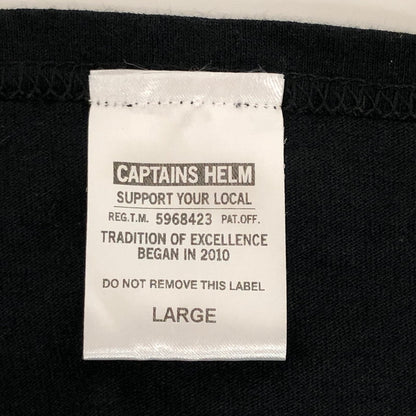 【中古品】【メンズ】 CAPTAINS HELM キャプテンズヘルム × CHALLENGER S/S BITE ME Tee 半袖 Tシャツ トップス ストリート系 142-250901-rs-08-fur サイズ：L カラー：ブラック 万代Net店