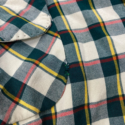 【中古品】【メンズ】 VINTAGE 50S RAYON CHECK LS SHIRT レーヨン チェック ロングスリーブ シャツ トップス 長袖 146-260905-cs-02-izu サイズ：不明 カラー：マルチ 万代Net店