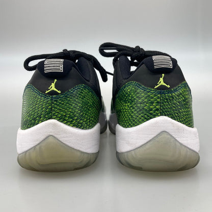 【中古品】【メンズ】 NIKE ナイキ 528895-033 AIR JORDAN 11 RETRO LOW GREEN SNAKESKIN エア ジョーダン 11 レトロ ロー スニーカー 本体のみ（箱なし） 160-251025-WA-10-iwa サイズ：27.5 カラー：ブラック グリーン系 万代Net店