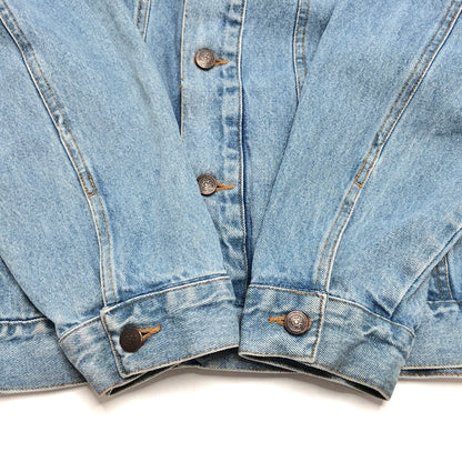 【現状渡し品】【メンズ】 CH APPAREL シーエイチ・アパレル "THE PRICE IS RIGHT" DENIM JACKET デニムジャケット Gジャン アウター 古着 ヴィンテージ 146-261020-rs-10-fur サイズ：L カラー：ライトインディゴ 万代Net店