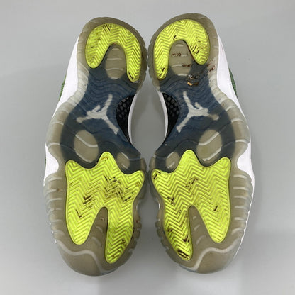 【中古品】【メンズ】 NIKE ナイキ 528895-033 AIR JORDAN 11 RETRO LOW GREEN SNAKESKIN エア ジョーダン 11 レトロ ロー スニーカー 本体のみ（箱なし） 160-251025-WA-10-iwa サイズ：27.5 カラー：ブラック グリーン系 万代Net店