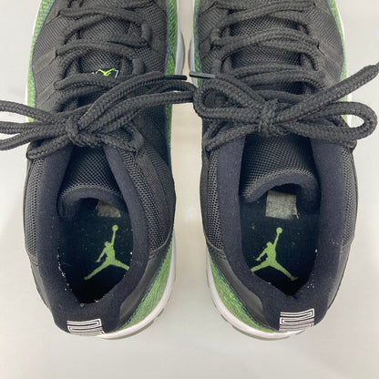 【中古品】【メンズ】 NIKE ナイキ 528895-033 AIR JORDAN 11 RETRO LOW GREEN SNAKESKIN エア ジョーダン 11 レトロ ロー スニーカー 本体のみ（箱なし） 160-251025-WA-10-iwa サイズ：27.5 カラー：ブラック グリーン系 万代Net店