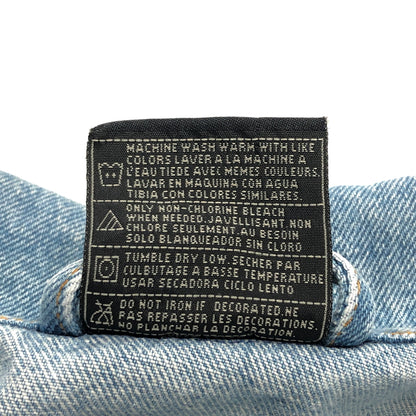 【現状渡し品】【メンズ】 CH APPAREL シーエイチ・アパレル "THE PRICE IS RIGHT" DENIM JACKET デニムジャケット Gジャン アウター 古着 ヴィンテージ 146-261020-rs-10-fur サイズ：L カラー：ライトインディゴ 万代Net店