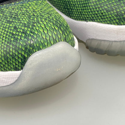 【中古品】【メンズ】 NIKE ナイキ 528895-033 AIR JORDAN 11 RETRO LOW GREEN SNAKESKIN エア ジョーダン 11 レトロ ロー スニーカー 本体のみ（箱なし） 160-251025-WA-10-iwa サイズ：27.5 カラー：ブラック グリーン系 万代Net店