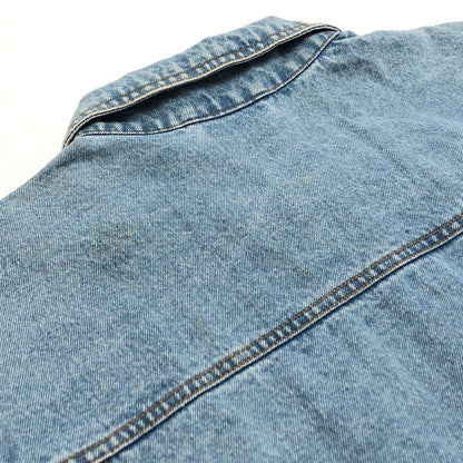 【現状渡し品】【メンズ】 CH APPAREL シーエイチ・アパレル "THE PRICE IS RIGHT" DENIM JACKET デニムジャケット Gジャン アウター 古着 ヴィンテージ 146-261020-rs-10-fur サイズ：L カラー：ライトインディゴ 万代Net店