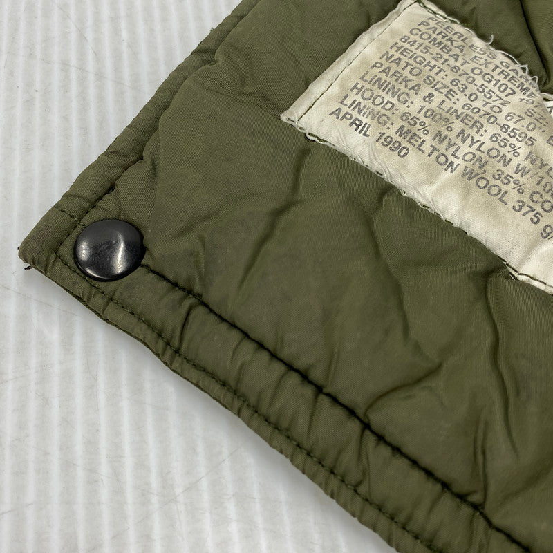 【中古品】【メンズ】 CANADIAN ARMY カナダ軍 8415-21-870-5572 OG107 COMBAT PARKA LINER COAT コンバット パーカー ライナー コート アウター 146-260607-kh-01-izu サイズ：1 SHORT/SMALL カラー：カーキ系 万代Net店