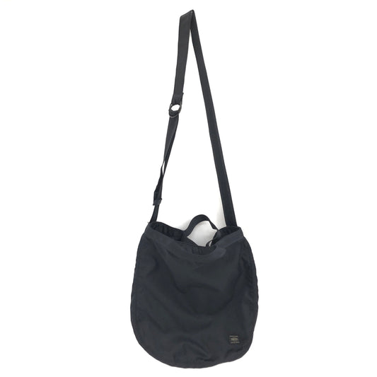 【中古品】【メンズ/レディース】 PORTER ポーター ROUND SHOULDER TOTE BAG ラウンド トートバッグ ショルダーバッグ 鞄 吉田カバン 188-261021-rs-01-fur カラー：ブラック 万代Net店