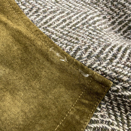 【中古品】【メンズ】 BELL MAXIM ベルマキシム 616 切替 SUEDE WOOL JACKET スウェード ウール ジャケット アウター 146-260905-cs-21-izu サイズ：M カラー：カーキ 万代Net店