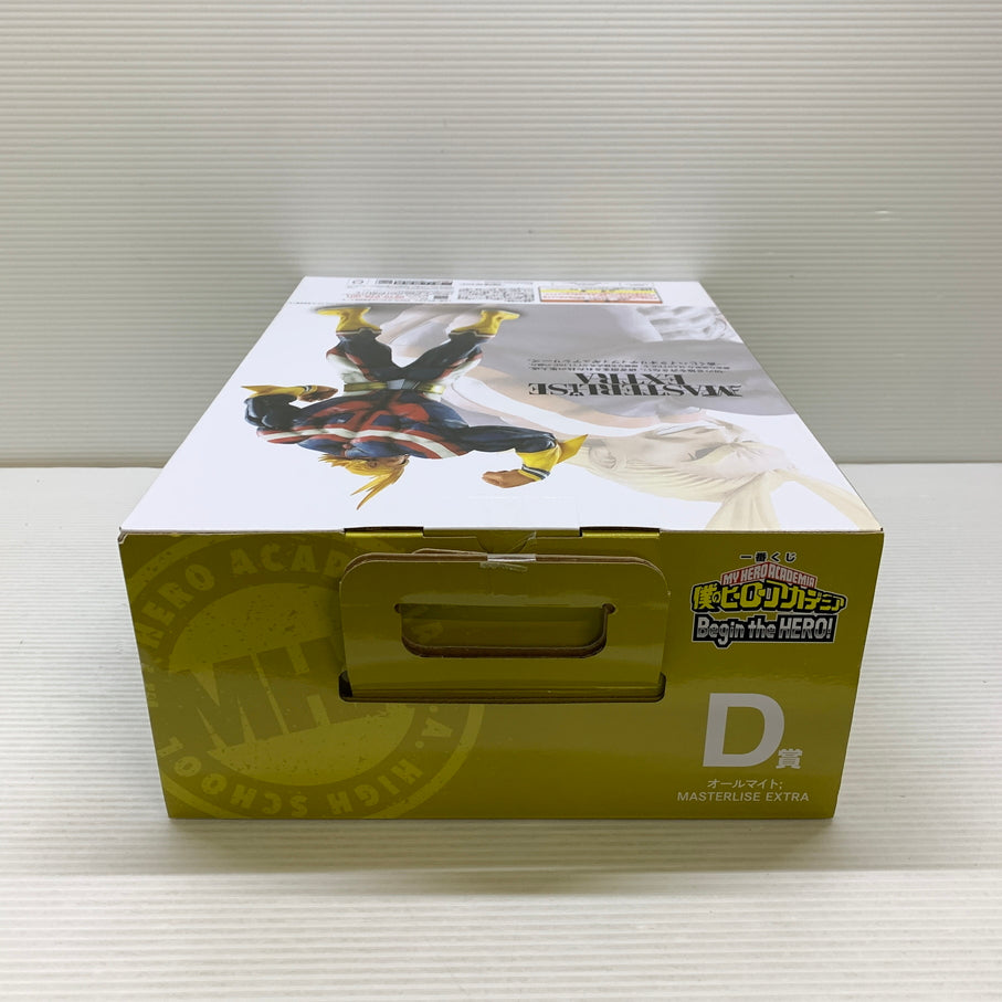 【中古品】 一番くじ 僕のヒーローアカデミア Begin the HERO！D賞 オールマイト MASTERLISE EXTRA フィギュア バンダイ 箱あり 051-261013-YT-01-min 万代Net店
