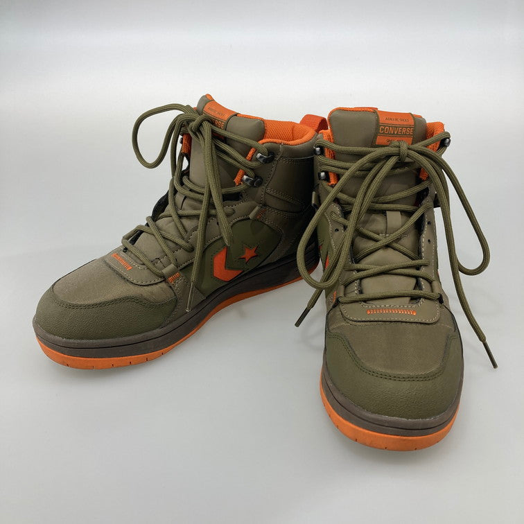 【中古品】【メンズ/レディース】 CONVERSE コンバース ネクスター スニーカー 本体のみ（箱なし） 165-251026-WA-02-iwa サイズ：25 カラー：カーキ系 オレンジ 万代Net店