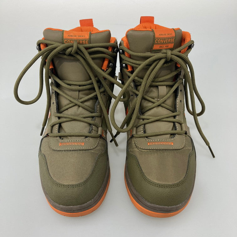 【中古品】【メンズ/レディース】 CONVERSE コンバース ネクスター スニーカー 本体のみ（箱なし） 165-251026-WA-02-iwa サイズ：25 カラー：カーキ系 オレンジ 万代Net店