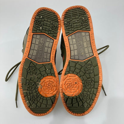 【中古品】【メンズ/レディース】 CONVERSE コンバース ネクスター スニーカー 本体のみ（箱なし） 165-251026-WA-02-iwa サイズ：25 カラー：カーキ系 オレンジ 万代Net店