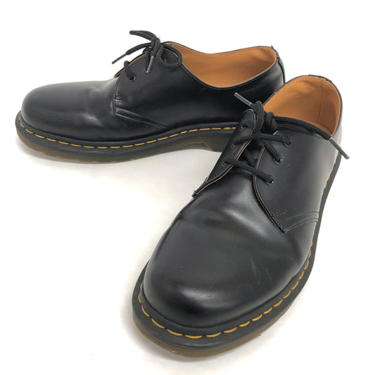 【現状渡し品】【メンズ】 DR.MARTENS 1461 3 EYE SHOE AW006 レザーシューズ 靴 164-260511-rs-02-fur サイズ：UK9 (日本サイズ 27.5cm相当) カラー：ブラック 万代Net店