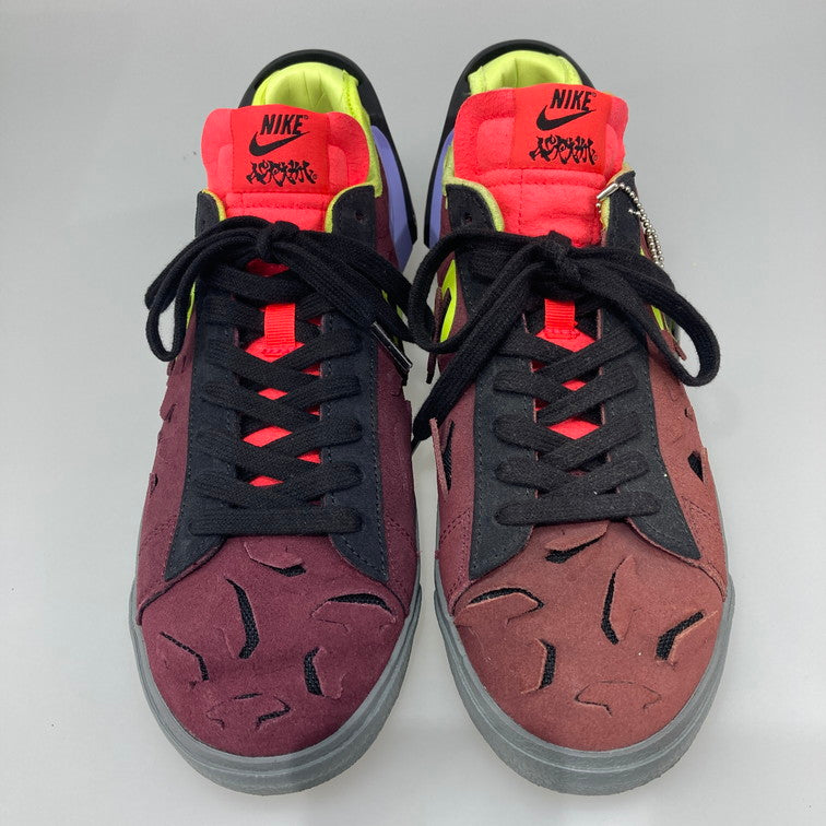 【中古品】【メンズ】 NIKE ナイキ DN2067-600 BLAZER LOW/ACRNM ブレイザー ロー アクロニウム スニーカー 160-251216-WA-14-iwa サイズ：26.5cm カラー：NIGHT MAROON/LEMON VENOM-BLACK 万代Net店