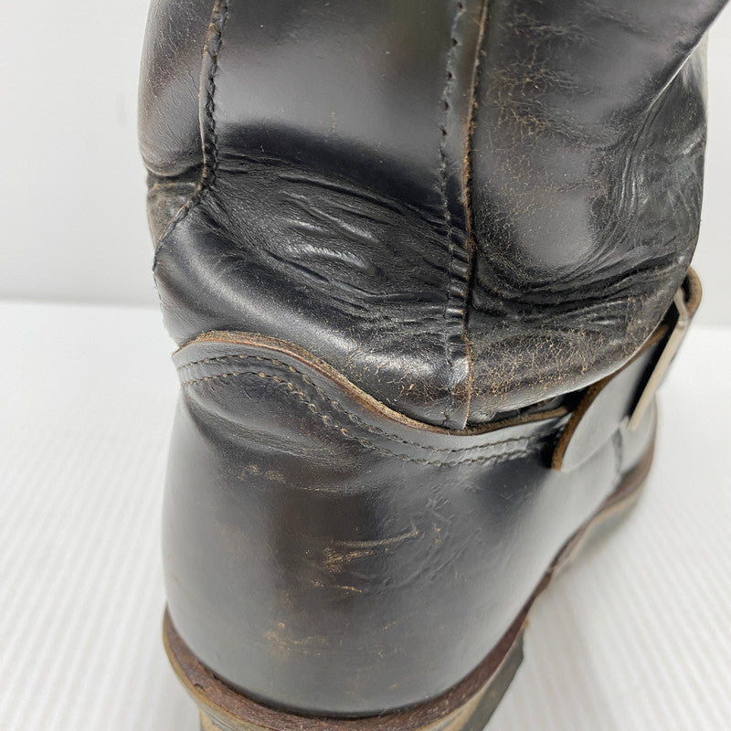 【現状渡し品】【メンズ】 RED WING レッドウィング 2268 PT91 プリントタグ前期茶芯 ENGINEER BOOTS エンジニア ブーツ シューズ 靴 164-260428-ya-04-izu サイズ：9D カラー：BLACK 万代Net店