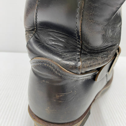 【現状渡し品】【メンズ】 RED WING レッドウィング 2268 PT91 プリントタグ前期茶芯 ENGINEER BOOTS エンジニア ブーツ シューズ 靴 164-260428-ya-04-izu サイズ：9D カラー：BLACK 万代Net店