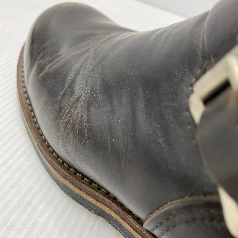 【現状渡し品】【メンズ】 RED WING レッドウィング 2268 PT91 プリントタグ前期茶芯 ENGINEER BOOTS エンジニア ブーツ シューズ 靴 164-260428-ya-04-izu サイズ：9D カラー：BLACK 万代Net店