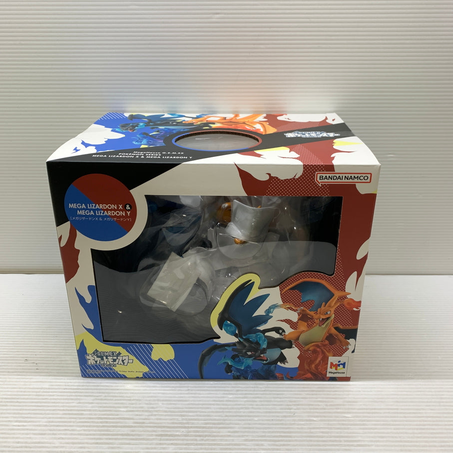 【中古品】 G.E.M.EXシリーズ ポケットモンスター メガリ ザ ードンX＆メガリ ザ ードンY フィギュア メガハウス 箱あり 052-261013-YT-03-min 万代Net店
