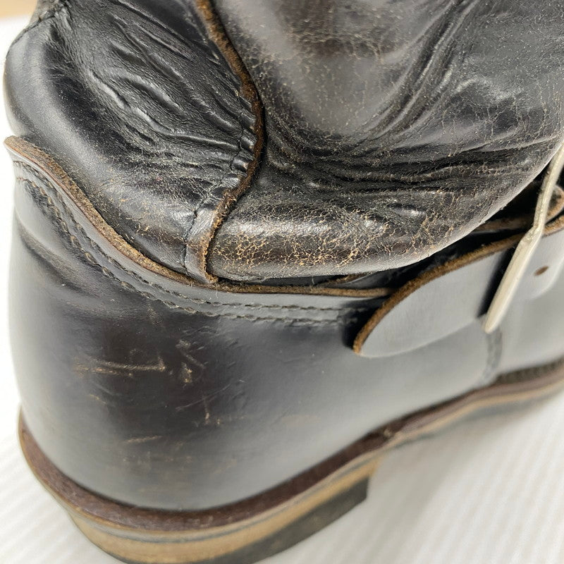 【現状渡し品】【メンズ】 RED WING レッドウィング 2268 PT91 プリントタグ前期茶芯 ENGINEER BOOTS エンジニア ブーツ シューズ 靴 164-260428-ya-04-izu サイズ：9D カラー：BLACK 万代Net店