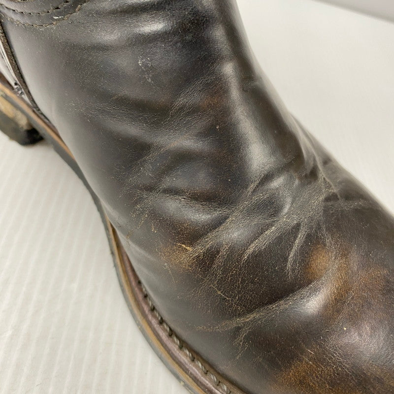 【現状渡し品】【メンズ】 RED WING レッドウィング 2268 PT91 プリントタグ前期茶芯 ENGINEER BOOTS エンジニア ブーツ シューズ 靴 164-260428-ya-04-izu サイズ：9D カラー：BLACK 万代Net店