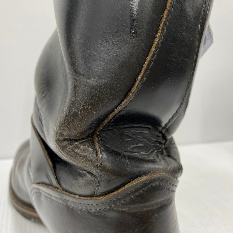 【現状渡し品】【メンズ】 RED WING レッドウィング 2268 PT91 プリントタグ前期茶芯 ENGINEER BOOTS エンジニア ブーツ シューズ 靴 164-260428-ya-04-izu サイズ：9D カラー：BLACK 万代Net店