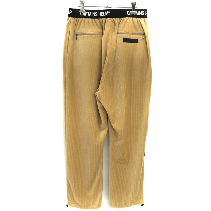 【中古品】【メンズ】 CAPTAINS HELM キャプテンズヘルム EASY VELOUR PANTS ベロア イージーパンツ ボトムス ストリート系 153-250902-rs-02-fur サイズ：L カラー：ベージュ 万代Net店