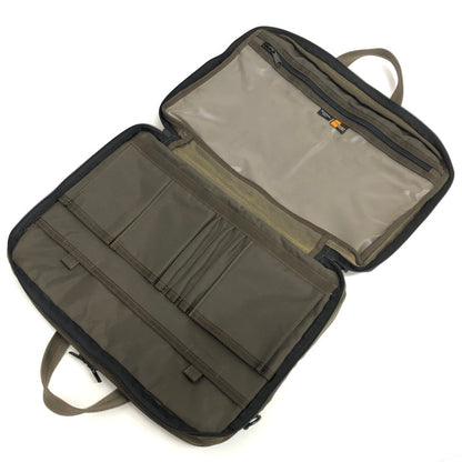 【中古品】【メンズ/レディース】 PORTER ポーター TENSION 627-17307 ブリーフケース ビジネスバッグ 鞄 188-260511-rs-05-fur カラー：カーキ・オリーブ系 万代Net店