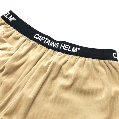 【中古品】【メンズ】 CAPTAINS HELM キャプテンズヘルム EASY VELOUR PANTS ベロア イージーパンツ ボトムス ストリート系 153-250902-rs-02-fur サイズ：L カラー：ベージュ 万代Net店