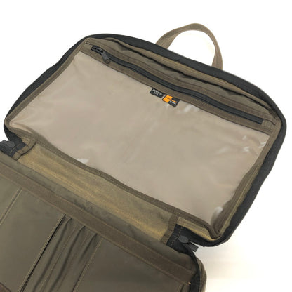 【中古品】【メンズ/レディース】 PORTER ポーター TENSION 627-17307 ブリーフケース ビジネスバッグ 鞄 188-260511-rs-05-fur カラー：カーキ・オリーブ系 万代Net店