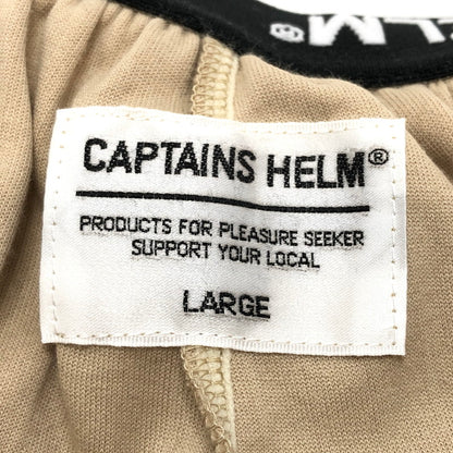 【中古品】【メンズ】 CAPTAINS HELM キャプテンズヘルム EASY VELOUR PANTS ベロア イージーパンツ ボトムス ストリート系 153-250902-rs-02-fur サイズ：L カラー：ベージュ 万代Net店