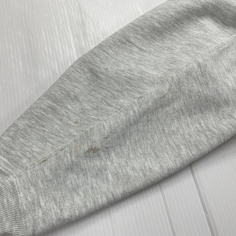 【現状渡し品】【メンズ】 90's REVERSE WEAVE COLLEGE LOGO SWEAT 90年代 リバースウィーブ カレッジロゴ NU刺繍 スウェット 長袖 トップス トレーナー 目無し 刺繍タグ 145-260331-yo-10-tei サイズ：L カラー：グレー 万代Net店