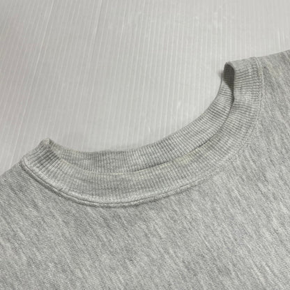 【現状渡し品】【メンズ】 90's REVERSE WEAVE COLLEGE LOGO SWEAT 90年代 リバースウィーブ カレッジロゴ NU刺繍 スウェット 長袖 トップス トレーナー 目無し 刺繍タグ 145-260331-yo-10-tei サイズ：L カラー：グレー 万代Net店