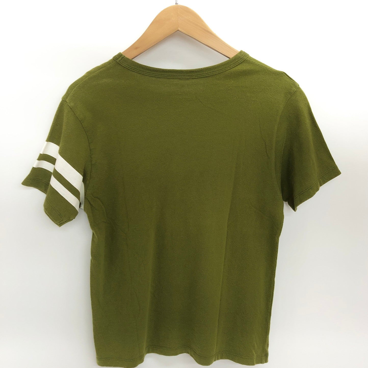 【現状渡し品】【メンズ】 桃太郎ジーンズ S/S TEE 半袖 Tシャツ トップス アメカジ系 145-251203-yu-05-fur サイズ：M カラー：カーキ系 万代Net店